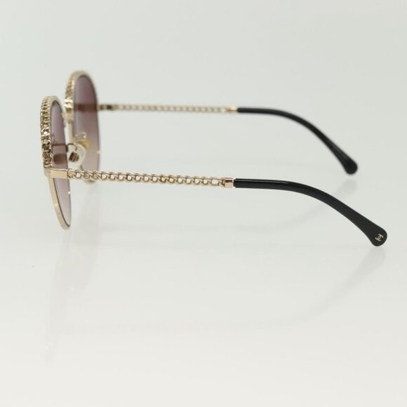 CHANEL Sunglasses metal Silver tone CC Auth 136551M main image 15